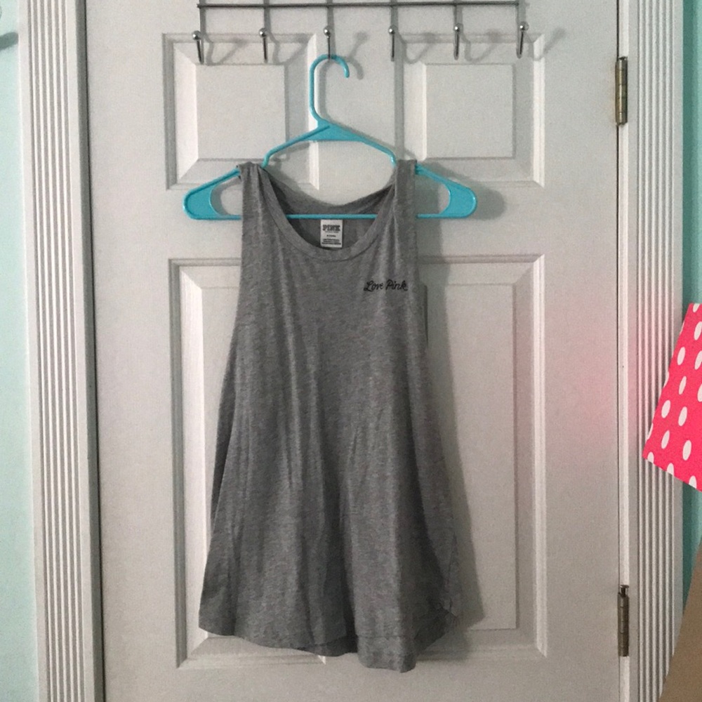 Grey Pink tank top